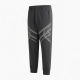 Men Embroidered Track Pants Joggers Sports Gym High Waist Zip Pockets Lightweight Formal
