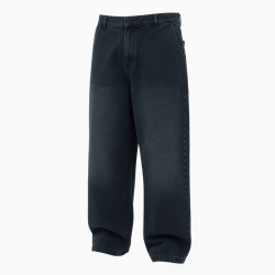 Men's Casual Fashion Trousers Wash Straight Heavyweight Baggy Pants for Everyday Use