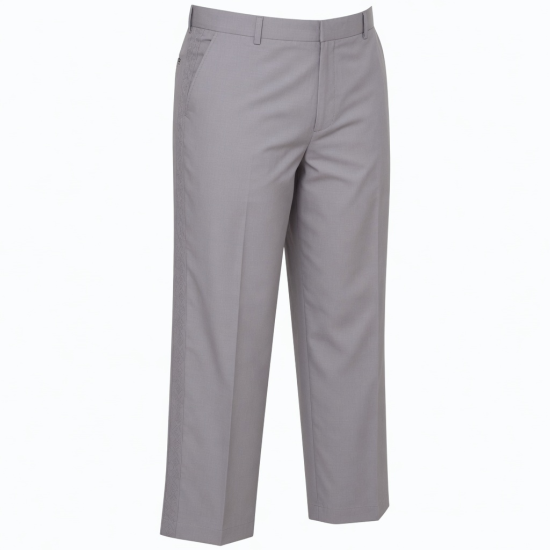 Men's Cool Fabric Embroidered Dress Pants Loose Multi Color Selection Men's Business Pants
