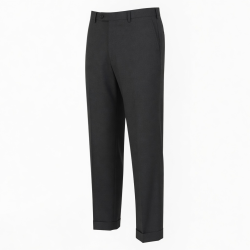 New Men's Classic Straight Leg Business Suit Pants Solid Formal Occasion Office Pants Male