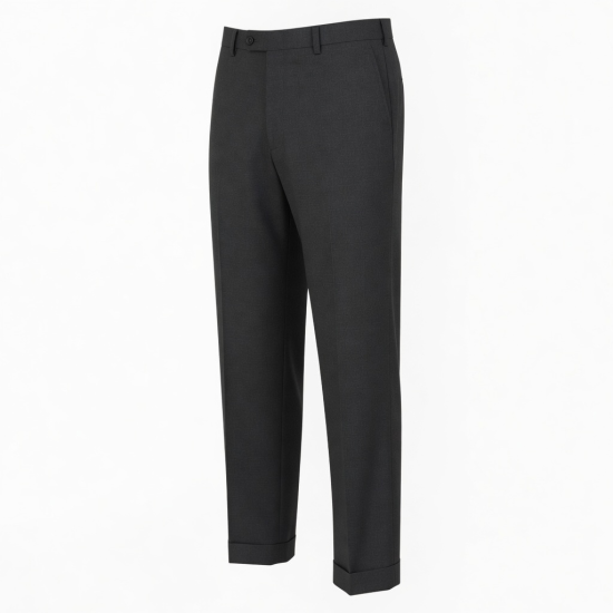 New Men's Classic Straight Leg Business Suit Pants Solid Formal Occasion Office Pants Male