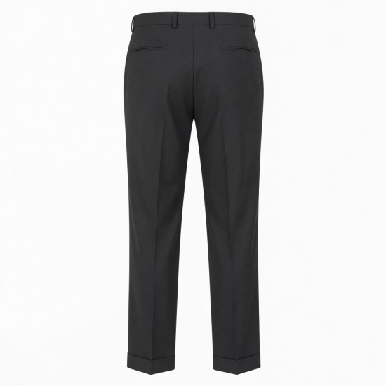 New Men's Classic Straight Leg Business Suit Pants Solid Formal Occasion Office Pants Male