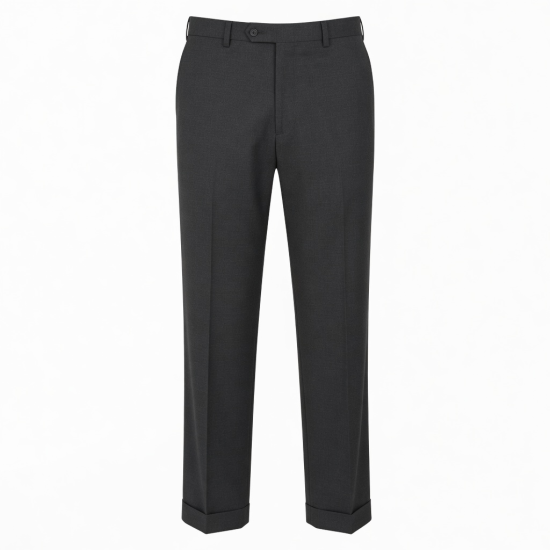 New Men's Classic Straight Leg Business Suit Pants Solid Formal Occasion Office Pants Male