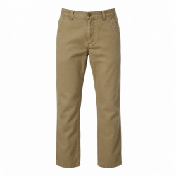 Men's Retro Vintage Casual Pants Thickened Original Re Engraved Canvas Mid Waist Button Zipper