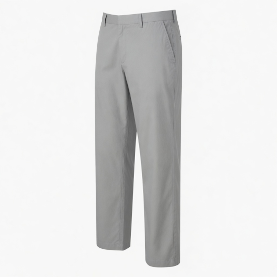 Men's Mid Waist Straight Leg Lightweight Summer Casual Pants Worsted Fabric Anti Wrinkle Plus