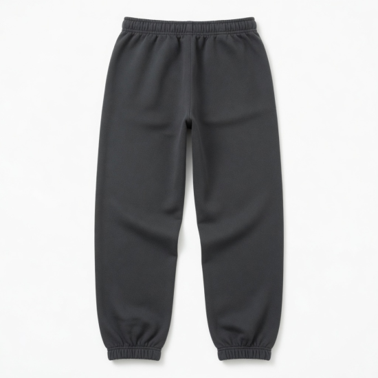 Heavyweight Cotton Joggers Men's Screen Printing Baggy Cuffed Sweatpants Straight Leg Pants