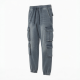 Men's Casual Pants Men Clothing Sweat Cargo Acid Wash Pants
