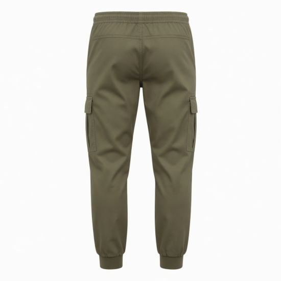 Men's Casual Mid Waist Jogger Pants with Loose Straight Design Comfortable Cargo for Outdoor