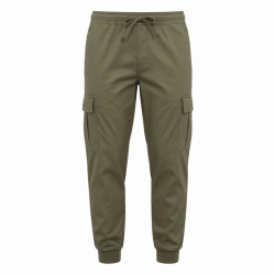 Men's Casual Mid Waist Jogger Pants with Loose Straight Design Comfortable Cargo for Outdoor