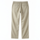 Men's Casual Canvas Pants Lightweight with Elastic Waist 6XL Mid Waist Straight Pattern Flat