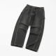 Trendy Men's Retro Sweatpants 380g Cotton Loose Distressed Pants with Personality Stitching