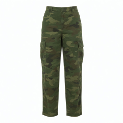 Hip Hop High Waisted Relaxed Fit Cotton Active Camo Workpants Fashion Workwear Cargo Pants
