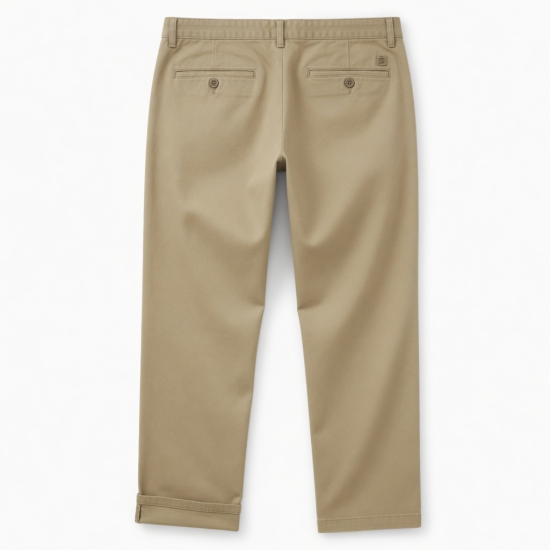 Cotton Trousers Casual Chino Pants for Men Essentials Men's Classic Fit Stretch Golf Pants