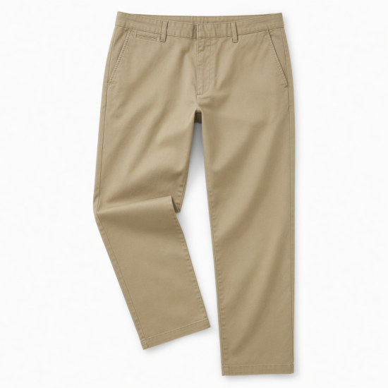 Cotton Trousers Casual Chino Pants for Men Essentials Men's Classic Fit Stretch Golf Pants