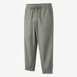 Men's Casual Breathable Jogger Pants Street Style Wide Leg Long Trousers Drawstring Nonwoven