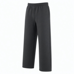 Heavyweight 100 Cotton Mens Winter Sweatpants Baggy High Waist Wide Leg Straight Sweat Pants