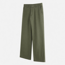 Stylish Men's Worsted Lightweight Casual Wide Leg Pants Garment Dyed Anti Shrink Breathable
