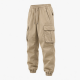 Reatechs Loose Pants Solid Color Breathable Canvas Sweatpants Joggers Track Cargo Pants