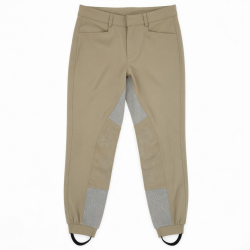 Men's Equestrian Pants Mesh Stitching Horse Riding Breeches Elastic Breathable Non Slip Half