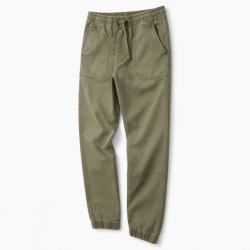 Washed Men's Pants Jogger Canvas Trousers
