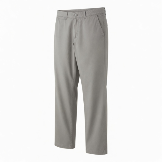 Men's Casual Trousers Lightweight Durable Material Straight Pattern Low Waist