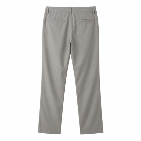 Men's Casual Trousers Lightweight Durable Material Straight Pattern Low Waist