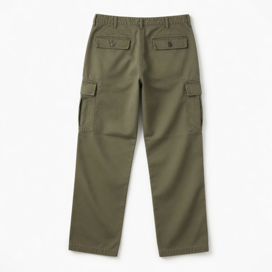 Men's Casual Cargo Pants Work Trousers Canvas Windproof Breathable Eco Friendly Heavyweight