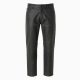 Low Men's Pants Made Latest Design Washed Men Leather Pants for Online Sale