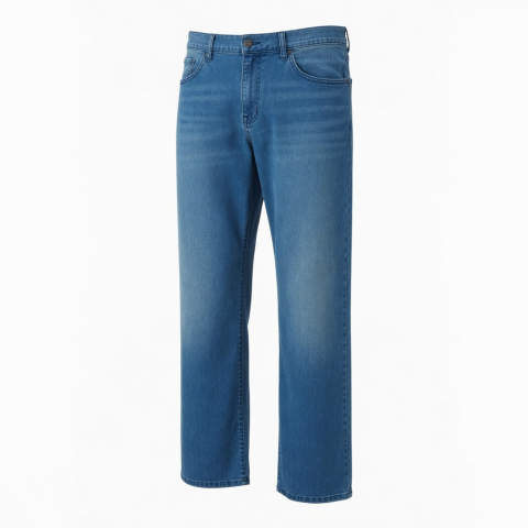 Lightweight Men's Casual Jeans Pant Breathable Stylish Anti Pilling Spandex Cotton Outdoor Wear