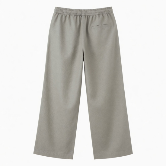 Polyester and Cotton Linen Pants Men Casual Trousers Male Walking Wide Leg Loose Sweatpants