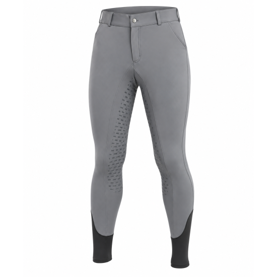 Silicone Western Equestrian Men Breeches High Waist Competition Horse Riding Pants with Zipper