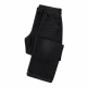Loose Fit Embroidered Folded Jeans Black Street Wear Loose Jeans Cotton Jeans for Men Man Jean
