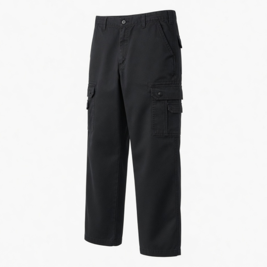 Industrial Worker Wear Black Mechanic Workwear Men's Cargo Work Pants
