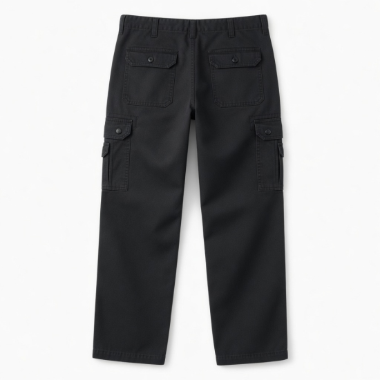 Industrial Worker Wear Black Mechanic Workwear Men's Cargo Work Pants