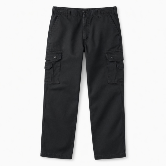 Industrial Worker Wear Black Mechanic Workwear Men's Cargo Work Pants