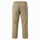 Men's Casual Cotton Solid Color Trousers Elastic Waist Men's Trouser