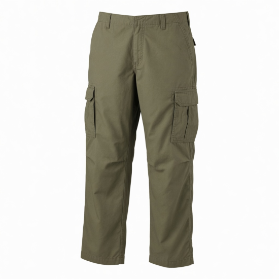 Men's Casual Mid Rise Cargo Pants Durable Outdoor Work Multi Pocket Breathable Windproof