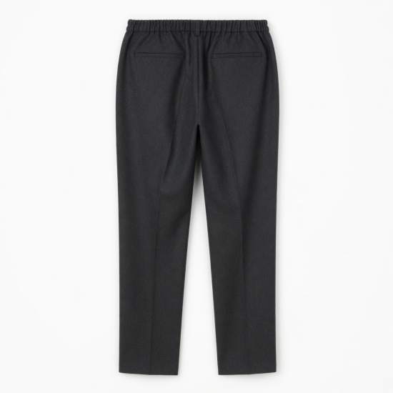 Best Design Men's Woolen Trouser Elastic Waist Quick Drying Breathable High Street Style Flat