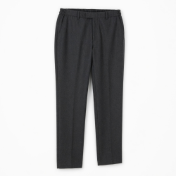 Best Design Men's Woolen Trouser Elastic Waist Quick Drying Breathable High Street Style Flat
