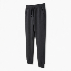 Men's Trouser Side Pocket Drawstring Waist Workout Fitted Sweat Pants for Men Street Trouser