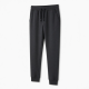 Men's Trouser Side Pocket Drawstring Waist Workout Fitted Sweat Pants for Men Street Trouser