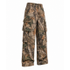 Cotton Hunting Stacked Letter Embroidery Patch Wide Leg Work Pants Camouflage Multi Pockets