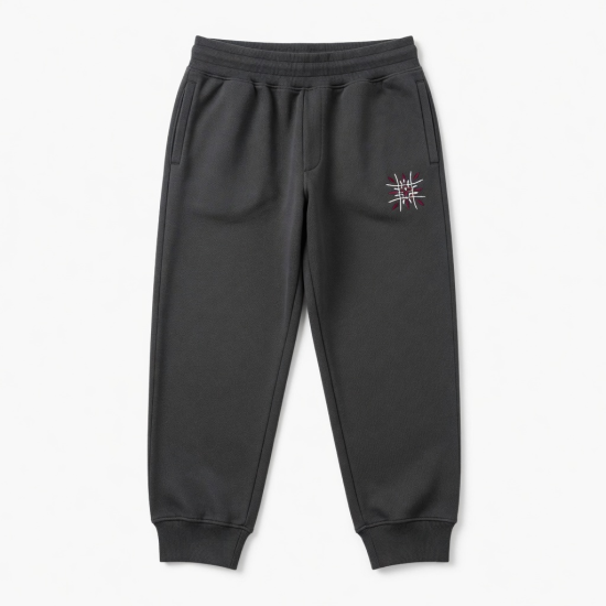 Embroidered Cuffed Sweatpants Men Joggers Pants 400gsm Heavyweight